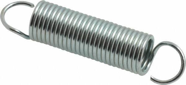 Gardner Spring - 1/2" OD, 13.2 Lb Max Load, 4.2" Max Ext Len, 0.055" Wire Diam Spring - 6.1 Lb/In Rating, 2-1/4" Free Length - Eagle Tool & Supply