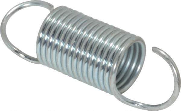 Gardner Spring - 5/8" OD, 15 Lb Max Load, 3.52" Max Ext Len, 0.063" Wire Diam Spring - 8.9 Lb/In Rating, 2" Free Length - Eagle Tool & Supply