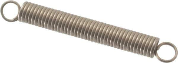 Gardner Spring - 1/8" OD, 1.39 Lb Max Load, 1.43" Max Ext Len, 0.018" Wire Diam Spring - 2.52 Lb/In Rating, 1" Free Length - Eagle Tool & Supply