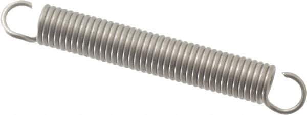 Gardner Spring - 3/16" OD, 3.74 Lb Max Load, 2.31" Max Ext Len, 0.026" Wire Diam Spring - 3.48 Lb/In Rating, 1-3/8" Free Length - Eagle Tool & Supply