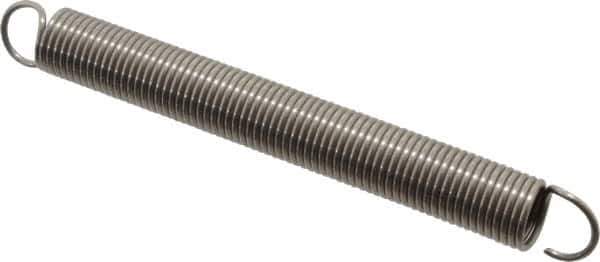 Gardner Spring - 1/2" OD, 11.48 Lb Max Load, 9.59" Max Ext Len, 0.055" Wire Diam Spring - 2 Lb/In Rating, 4-1/2" Free Length - Eagle Tool & Supply