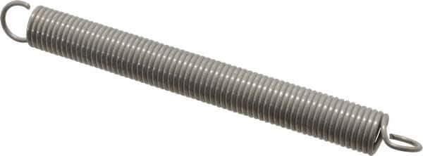 Gardner Spring - 1/2" OD, 16.52 Lb Max Load, 8.88" Max Ext Len, 0.063" Wire Diam Spring - 3.74 Lb/In Rating, 5" Free Length - Eagle Tool & Supply
