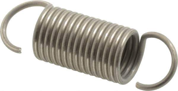 Gardner Spring - 5/8" OD, 16.52 Lb Max Load, 3.18" Max Ext Len, 0.069" Wire Diam Spring - 12.26 Lb/In Rating, 2" Free Length - Eagle Tool & Supply