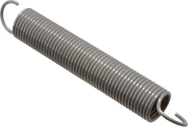 Gardner Spring - 3/4" OD, 18 Lb Max Load, 10.94" Max Ext Len, 0.075" Wire Diam Spring - 2.7 Lb/In Rating, 5" Free Length - Eagle Tool & Supply