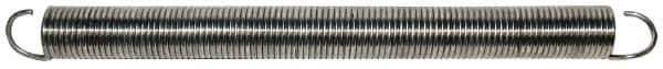 Gardner Spring - 1" OD, 12.45 Lb Max Load, 16-1/2" Max Ext Len, 0.1055" Wire Diam Spring - 2.5 Lb/In Rating - Eagle Tool & Supply