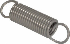 Gardner Spring - 1/2" OD, 3.16" Max Ext Len, 0.063" Wire Diam Spring - 12.8612 Lb/In Rating, 1.4773 Lb Init Tension - Eagle Tool & Supply