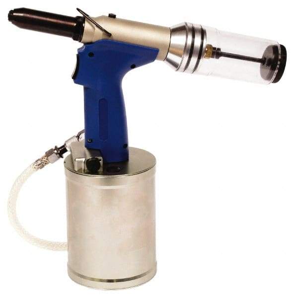 RivetKing - Up to 1/4" Capacity, Air Riveter - 1" Long Stroke, 1/4" Inlet - Eagle Tool & Supply