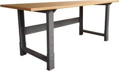 Value Collection - Industrial Work Bench - 4,000 Lb Capacity, Shop Top, Gray, 36" Wide x 34-3/4" High x 72" Long - Eagle Tool & Supply