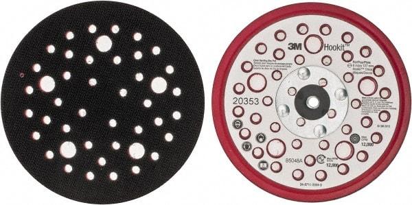 3M - 5" Diam Hook & Loop Disc Backing Pad - Firm Density, 12,000 RPM - Eagle Tool & Supply