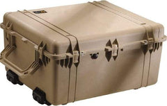Pelican Products, Inc. - 28-13/32" Wide x 17-21/32" High, Shipping/Travel Case - Tan, Polypropylene - Eagle Tool & Supply