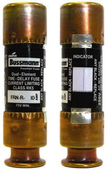 Cooper Bussmann - 125 VDC, 250 VAC, 17.5 Amp, Time Delay General Purpose Fuse - Fuse Holder Mount, 50.8mm OAL, 20 at DC, 200 (RMS) kA Rating, 14.3mm Diam - Eagle Tool & Supply