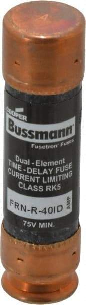 Cooper Bussmann - 125 VDC, 250 VAC, 40 Amp, Time Delay General Purpose Fuse - Fuse Holder Mount, 76.2mm OAL, 20 at DC, 200 (RMS) kA Rating, 20.6mm Diam - Eagle Tool & Supply