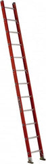 Louisville - 12' High, Type IA Rating, Fiberglass Single Ladder - Eagle Tool & Supply