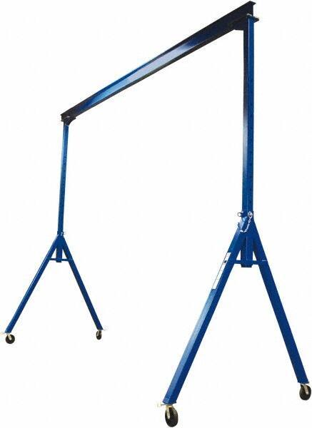 Vestil - 4,000 Lb Load Capacity, Steel Gantry Crane - 20' Span - Eagle Tool & Supply