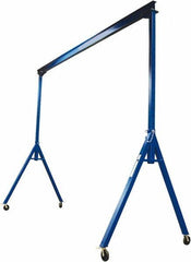 Vestil - 4,000 Lb Load Capacity, Steel Gantry Crane - 20' Span - Eagle Tool & Supply