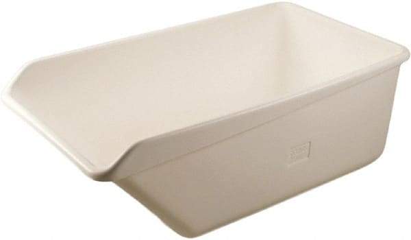 Remco - 800 Lb Load Capacity White Polyethylene Tote Container - Nesting, 32" Long x 54.6" Wide x 21.7" High - Eagle Tool & Supply