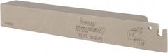Iscar - External Thread, 0.69" Max Depth of Cut, 0.071" Min Groove Width, 4-1/2" OAL, Left Hand Indexable Grooving Cutoff Toolholder - 3/4" Shank Height x 3/4" Shank Width, TAG Insert Style, TGT Toolholder Style, Series Tang-GripIQ - Eagle Tool & Supply