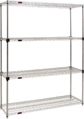 Eagle MHC - 4 Shelf Eagle MHC Wire Shelving - Starter Unit - 72" Wide x 18" Deep x 74" High, - Eagle Tool & Supply