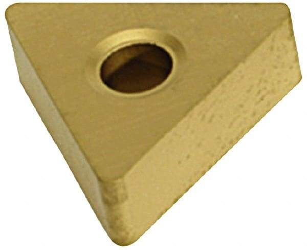Kennametal - TNMA332 Grade K68 Carbide Turning Insert - Uncoated, 60° Triangle, 3/8" Inscr Circle, 3/16" Thick, 1/32" Corner Radius - Eagle Tool & Supply