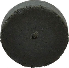Cratex - 7/8" Diam x 1/16" Hole x 3/16" Thick, Surface Grinding Wheel - Silicon Carbide, Coarse Grade, 25,000 Max RPM, Rubber Bond, No Recess - Eagle Tool & Supply
