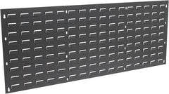 Quantum Storage - 48" Wide x 19" High, Gray Louvered Bin Panel - Use with Quantum Storage Systems - ALL QUS Bins - Eagle Tool & Supply