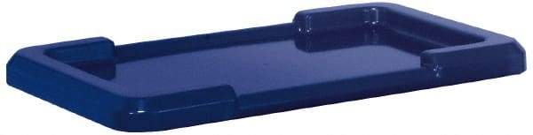 Quantum Storage - 25.8" Long x 16.3" Wide x 1.5" High Blue Lid - For Use with Quantum Storage Systems - TUB2516-8 - Eagle Tool & Supply