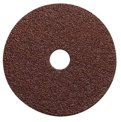 Value Collection - 7" Diam 7/8" Hole 36 Grit Fiber Disc - Very Coarse Grade, Ceramic, 10,000 Max RPM - Eagle Tool & Supply