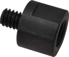 Made in USA - 3/8" Max Diam, Abrasive Disc Adapter - 1/4-20, 3/8-24 - Eagle Tool & Supply