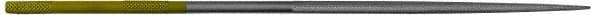 PFERD - 7" Needle Precision Swiss Pattern Round File - Double Cut, Round Handle - Eagle Tool & Supply