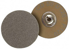PFERD - 3" Disc Diam, 120 Grit, Diamond Quick Change Disc - Type S Attaching System, Coated, Brown, Medium Grade, 6,300 RPM, D126 Series - Eagle Tool & Supply