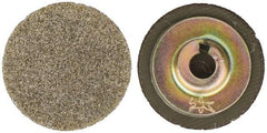 PFERD - 1" Disc Diam, 60 Grit, Diamond Quick Change Disc - Type S Attaching System, Coated, Brown, Coarse Grade, 15,500 RPM, D251 Series - Eagle Tool & Supply