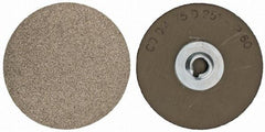 PFERD - 3" Disc Diam, 60 Grit, Diamond Quick Change Disc - Type S Attaching System, Coated, Brown, Coarse Grade, 6,300 RPM, D251 Series - Eagle Tool & Supply