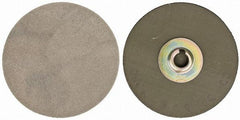 PFERD - 3" Disc Diam, 220 Grit, Diamond Quick Change Disc - Type S Attaching System, Coated, Brown, Fine Grade, 6,300 RPM, D76 Series - Eagle Tool & Supply