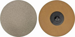 PFERD - 3" Disc Diam, 120 Grit, Diamond Quick Change Disc - Type R Attaching System, Coated, Brown, Medium Grade, 6,300 RPM, D126 Series - Eagle Tool & Supply