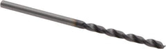 Guhring - 2.3mm 118° Solid Carbide Jobber Drill - FIREX Finish, Right Hand Cut, Spiral Flute, Straight Shank, 53mm OAL, Faceted Point - Eagle Tool & Supply