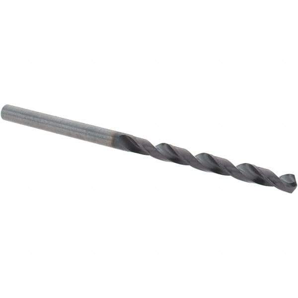 Guhring - 3.4mm 118° Solid Carbide Jobber Drill - FIREX Finish, Right Hand Cut, Spiral Flute, Straight Shank, 70mm OAL, Faceted Point - Eagle Tool & Supply