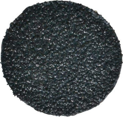 Tru-Maxx - 2" Disc Diam, 36 Grit, Zirconia Alumina Quick Change Disc - Type S Attaching System, Coated, Blue, Coarse Grade - Eagle Tool & Supply