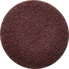 Tru-Maxx - 2" Disc Diam, 60 Grit, Aluminum Oxide Quick Change Disc - Type S Attaching System, Coated, Maroon, Medium Grade - Eagle Tool & Supply