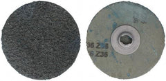 Tru-Maxx - 3" Disc Diam, 36 Grit, Zirconia Alumina Quick Change Disc - Type S Attaching System, Coated, Blue, Coarse Grade - Eagle Tool & Supply