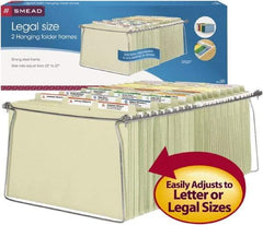 SMEAD - 9-1/2 x 14-1/2", Legal, Plain Steel, Hanging File Drawer Frames - Eagle Tool & Supply