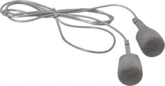 3M - Reusable, Corded, 29 dB Earplugs - Gray, No Roll - Eagle Tool & Supply