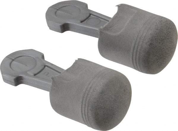 3M - Reusable, Uncorded, 29 dB Earplugs - Gray, No Roll - Eagle Tool & Supply