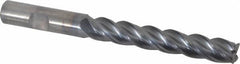 Kennametal - 1/2", 4 Flute, Solid Carbide, 0.03" Corner Radius End Mill - 5" OAL, 3" LOC - Eagle Tool & Supply