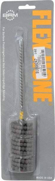 Brush Research Mfg. - 1-1/8" to 1-1/4" Bore Diam, Diamond Flexible Hone - Extra Fine, 8" OAL - Eagle Tool & Supply