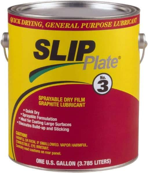 SLIP Plate - 1 Gal Can Lubricant - Black, -75°F to 450°F - Eagle Tool & Supply