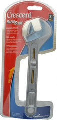 Crescent - 1" Jaw Capacity, 8" Slide Adjustable Wrench - Eagle Tool & Supply