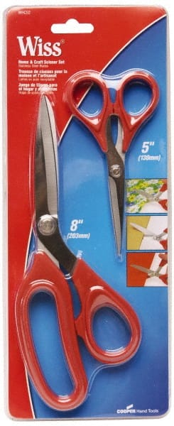 Wiss - Snip & Shear Sets Type: Household Scissor Set Pattern: Straight - Eagle Tool & Supply