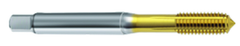 M8 x 1.25 Dia. - 6HX - 5 FL - Cobalt Semi-Bott Tap-TiN FORM-C DIN 371 - Eagle Tool & Supply