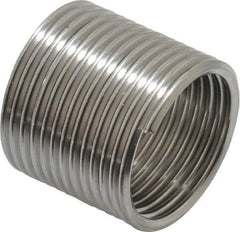 Recoil - M16x1.50 Metric Fine, 24mm OAL, Free Running Helical Insert - 13-1/8 Free Coils, Tanged, Stainless Steel, 1-1/2D Insert Length - Eagle Tool & Supply