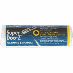 Wooster Brush - 3/8" Nap, 7" Wide Paint Roller Cover - Medium-Rough Texture, Woven - Eagle Tool & Supply